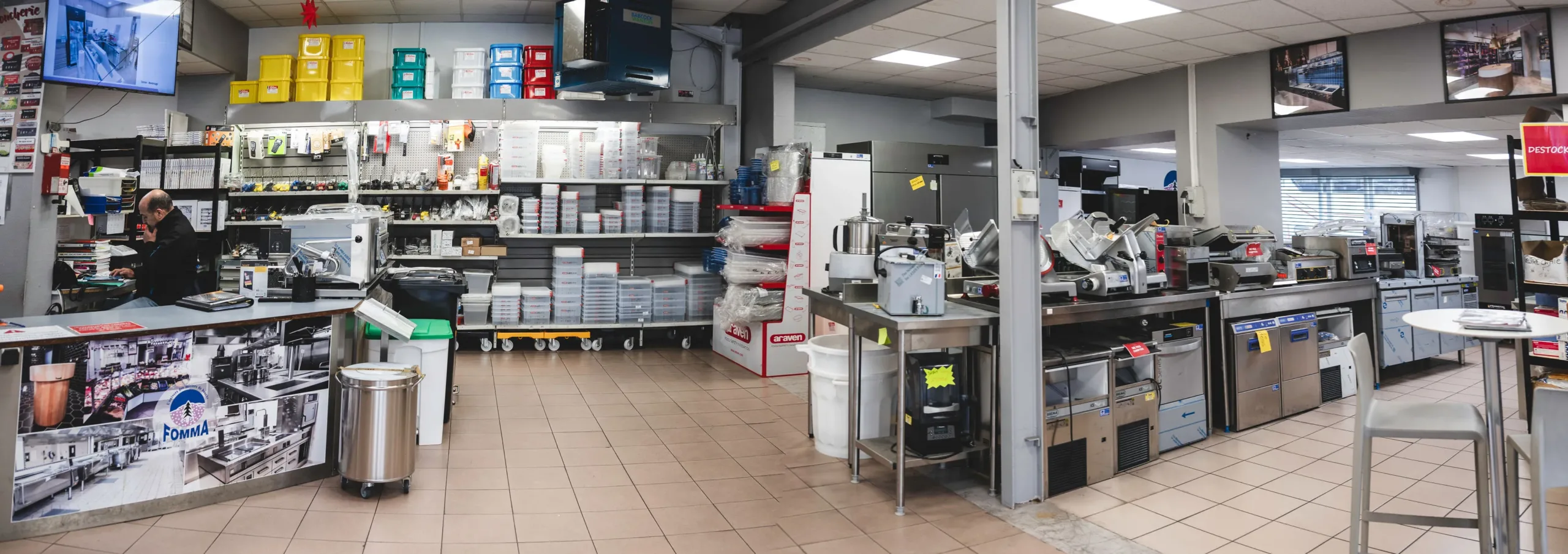 Magasin showroom équipement cuisine professionnelle